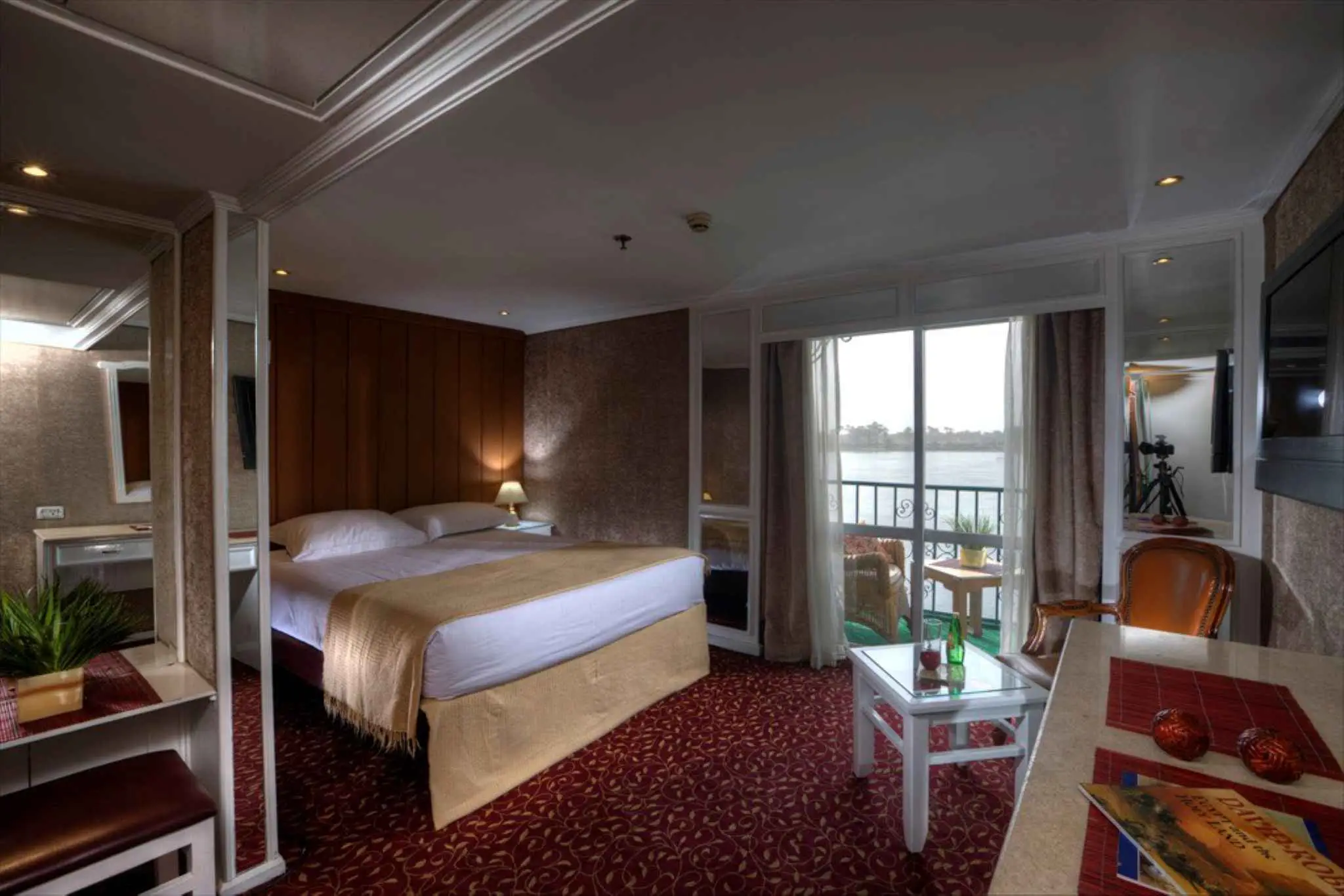 Cabin aboard the MS La Traviata Nile Cruise Nile cruise